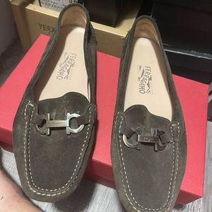 Authentic ferragamo smoking slippers driving loafers 11